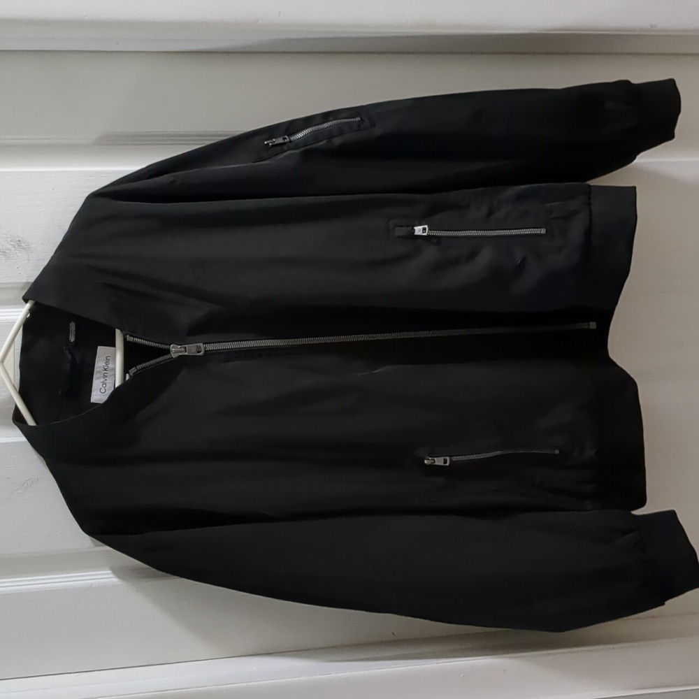 Calvin Klein Men's Black Bomber Jacket